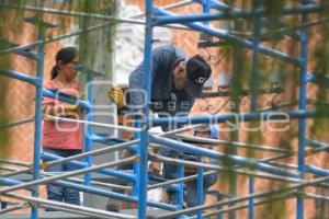 TLAXCALA . PREPARATIVOS TIRO CON ARCO