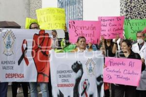 MANIFESTACIÓN . ISSSTEP