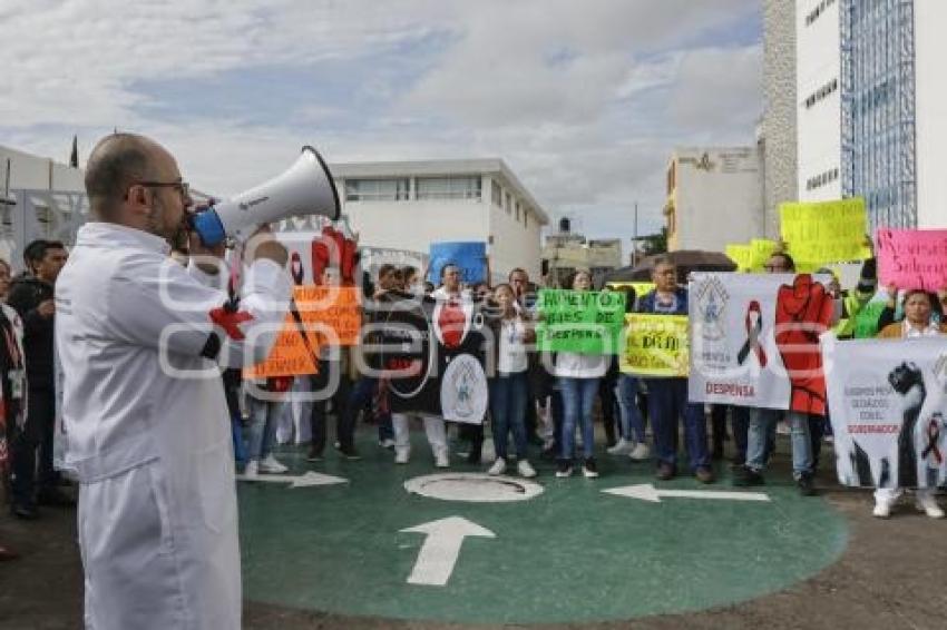 MANIFESTACIÓN . ISSSTEP