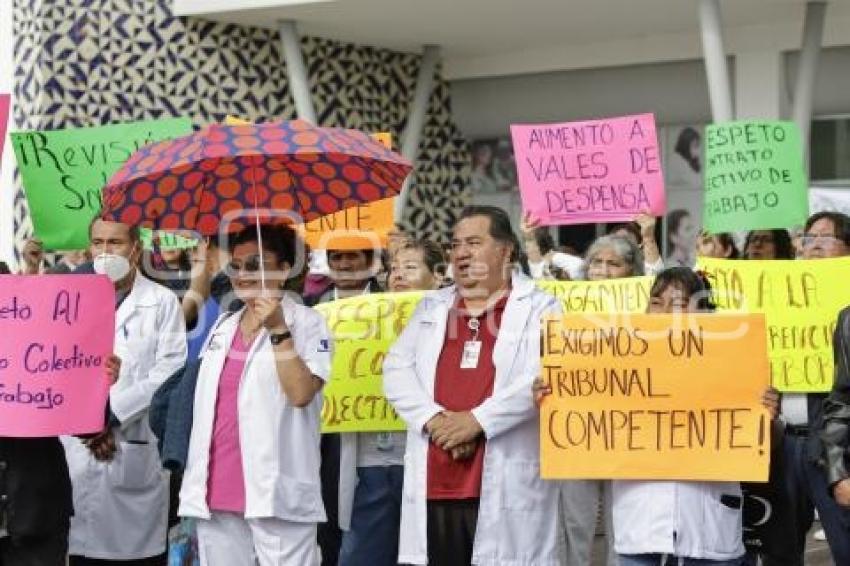 MANIFESTACIÓN . ISSSTEP