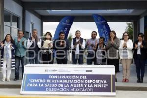 SAN ANDRÉS CHOLULA . CENTRO DE REHABILITACIÓN