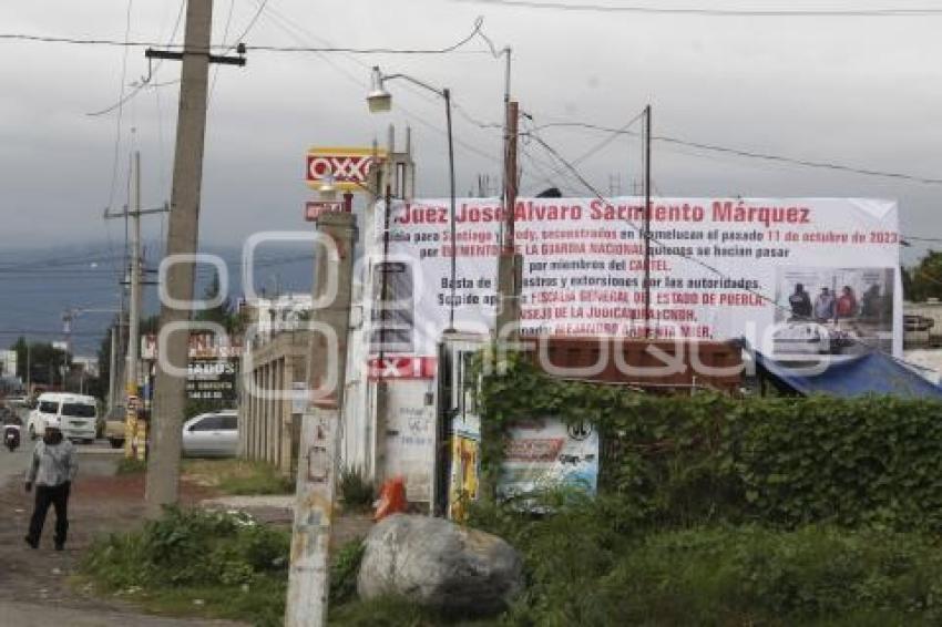 TEXMELUCAN . PROTESTA CASA DE JUSTICIA