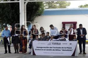 GOBIERNO ESTATAL . INAUGURACIÓN TECHADO