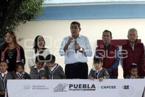 GOBIERNO ESTATAL . INAUGURACIÓN TECHADO