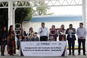 GOBIERNO ESTATAL . INAUGURACIÓN TECHADO