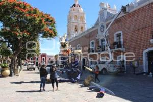 ATLIXCO . CATRINAS MONUMENTALES