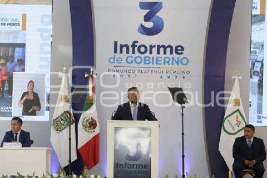 SAN ANDRÉS CHOLULA . TERCER INFORME