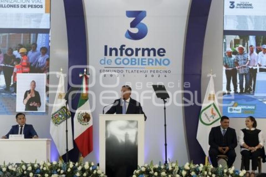 SAN ANDRÉS CHOLULA . TERCER INFORME