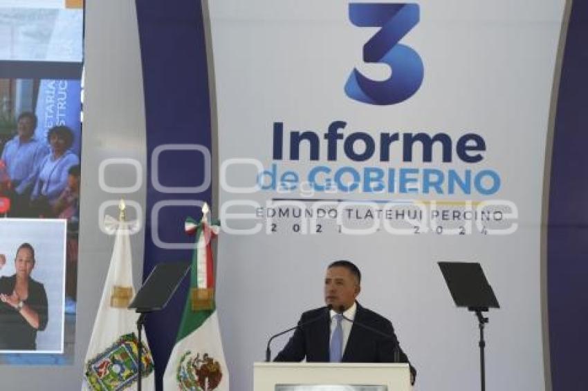 SAN ANDRÉS CHOLULA . TERCER INFORME