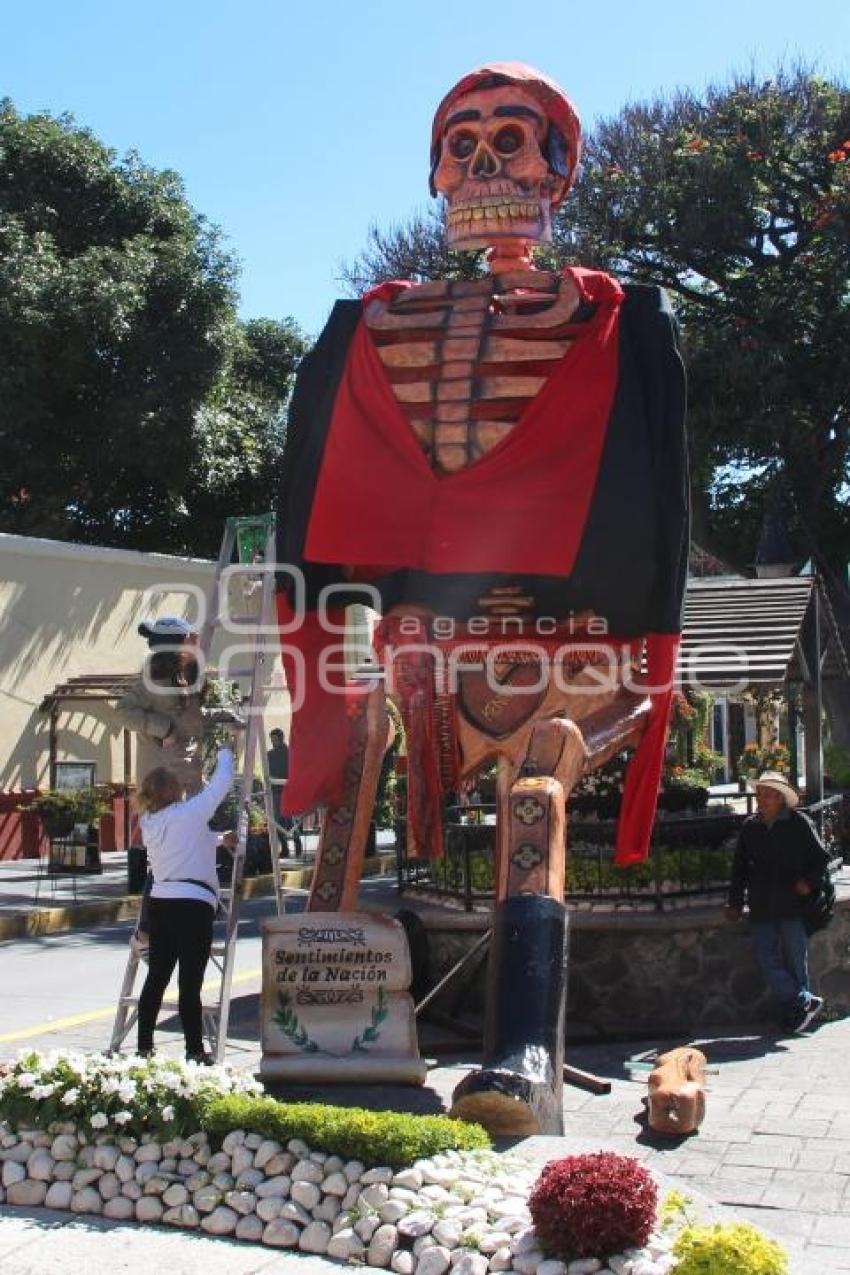 ATLIXCO . CATRINAS MONUMENTALES