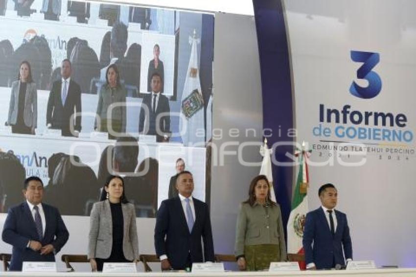 SAN ANDRÉS CHOLULA . TERCER INFORME