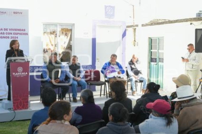 TLAXCALA . ENTREGA CUARTOS DORMITORIOS