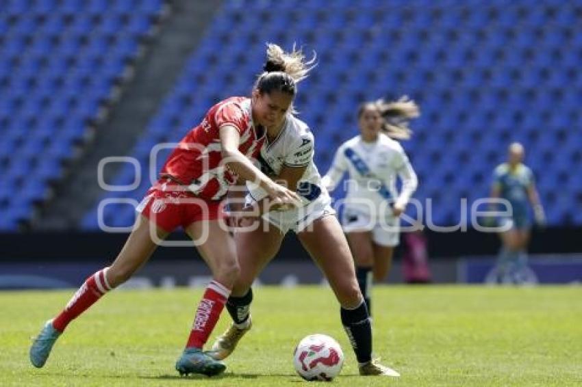 FÚTBOL FEMENIL . PUEBLA VS NECAXA