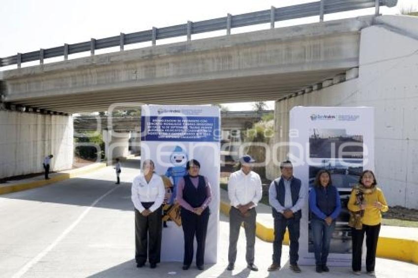 SAN ANDRÉS CHOLULA . ENTREGA DE OBRA