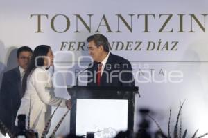 TOMA DE PROTESTA . TONANTZIN FERNÁNDEZ