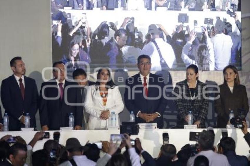 TOMA DE PROTESTA . TONANTZIN FERNÁNDEZ