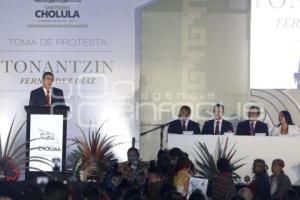 TOMA DE PROTESTA . TONANTZIN FERNÁNDEZ