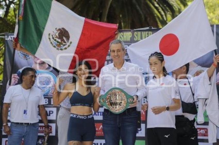 GABRIELA LA BONITA VS TOMOKO OKUDA . PESAJE