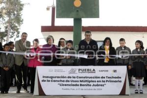 GOBIERNO ESTATAL . ENTREGA TECHADO