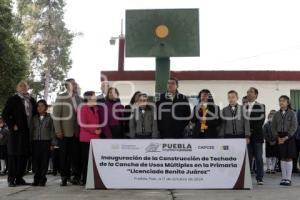 GOBIERNO ESTATAL . ENTREGA TECHADO