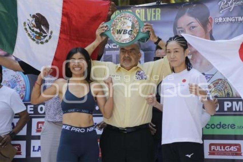 GABRIELA LA BONITA VS TOMOKO OKUDA . PESAJE
