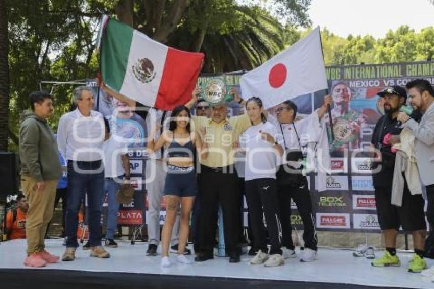 GABRIELA LA BONITA VS TOMOKO OKUDA . PESAJE