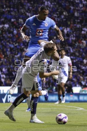 FÚTBOL . CLUB PUEBLA VS CRUZ AZUL