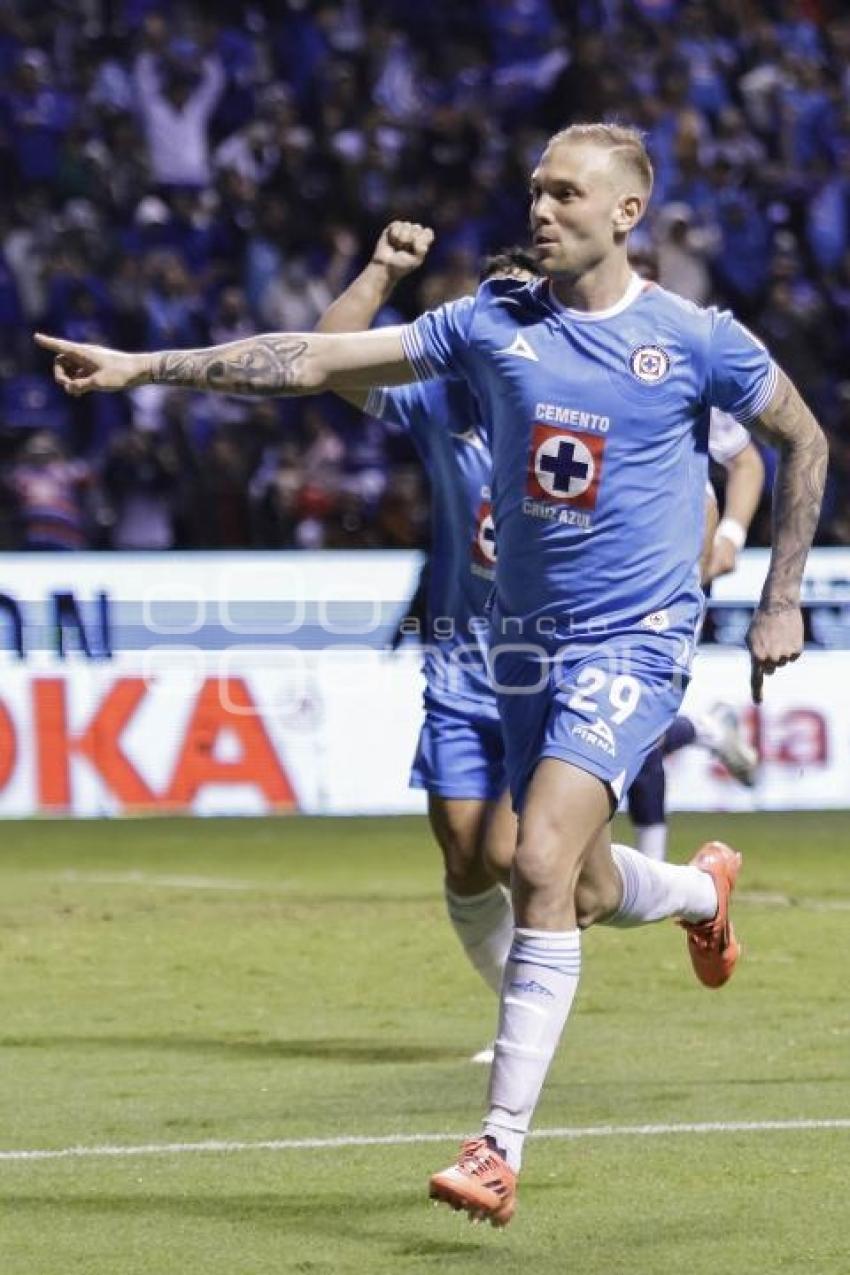 FÚTBOL . CLUB PUEBLA VS CRUZ AZUL