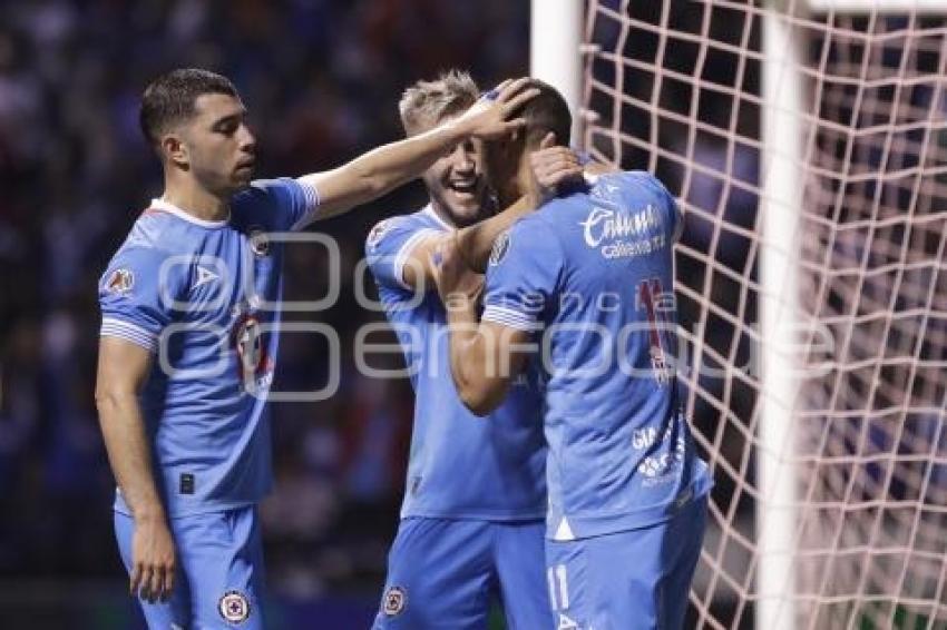 FÚTBOL . CLUB PUEBLA VS CRUZ AZUL
