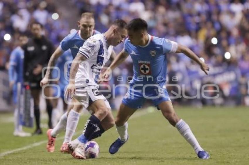 FÚTBOL . CLUB PUEBLA VS CRUZ AZUL