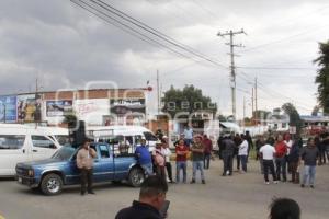 TEXMELUCAN . MANIFESTACIÓN TRANSPORTISTAS