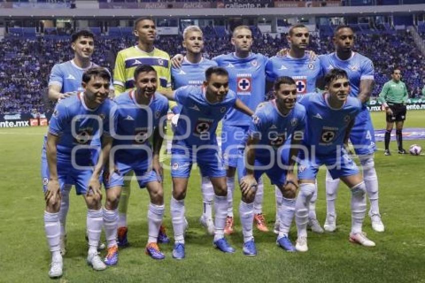 FÚTBOL . CLUB PUEBLA VS CRUZ AZUL