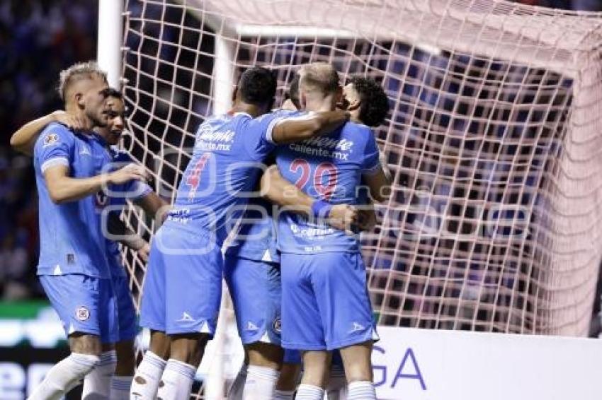 FÚTBOL . CLUB PUEBLA VS CRUZ AZUL