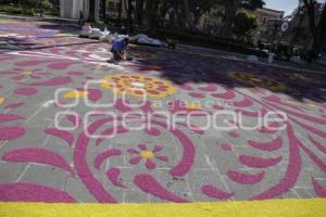 ZÓCALO . ALFOMBRA MONUMENTAL