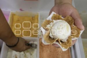 DÍA DE MUERTOS . HELADO DE HOJALDRA