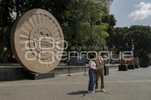 SENDERO AL MICTLAN . ESCULTURAS
