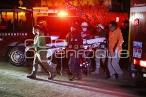 TLAXCALA . EXPLOSIÓN POLVORÍN