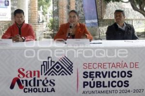 SAN ANDRÉS CHOLULA . DIGNIFICACIÓN PANTEONES 