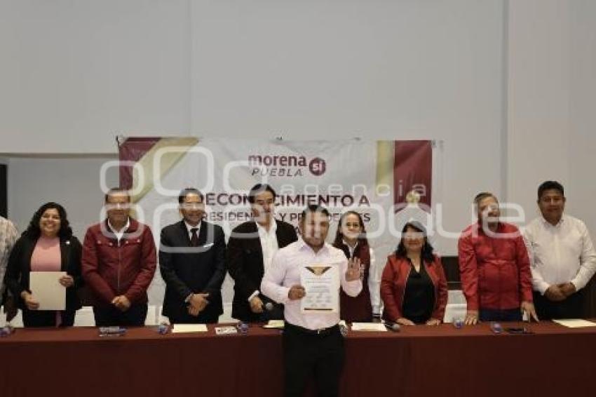 MORENA . PRESIDENTES MUNICIPALES