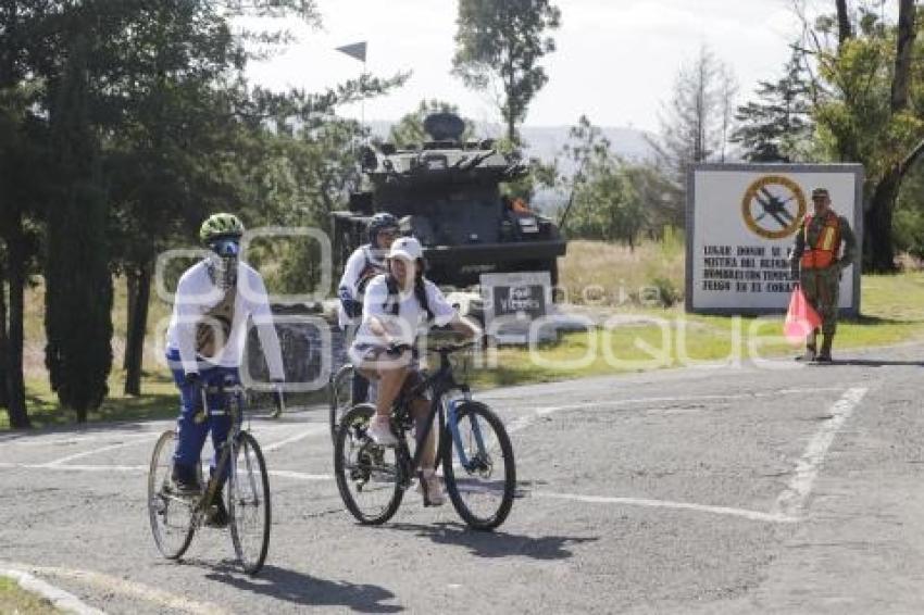 25 ZONA MILITAR . RODADA CICLISTA