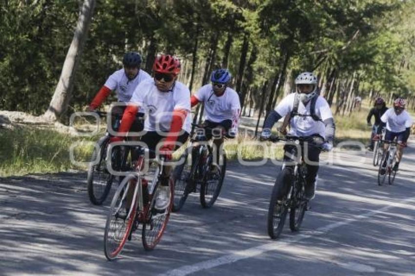 25 ZONA MILITAR . RODADA CICLISTA