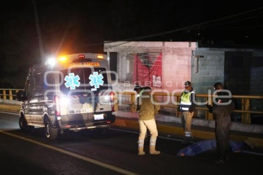 TLAXCALA . CICLISTA ATROPELLADO