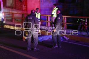 TLAXCALA . CICLISTA ATROPELLADO