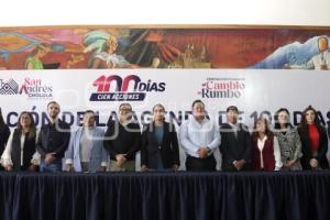 SAN ANDRÉS CHOLULA . AGENDA 100 DÍAS