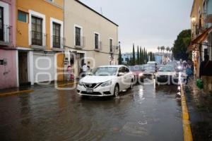 TLAXCALA . CALLES INUNDADAS