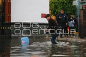 TLAXCALA . CALLES INUNDADAS