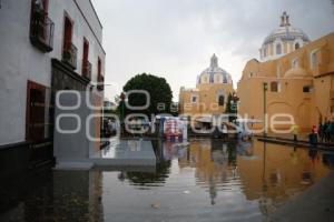 TLAXCALA . CALLES INUNDADAS