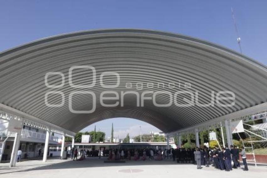 GOBIERNO ESTATAL . INAUGURACIÓN TECHADO