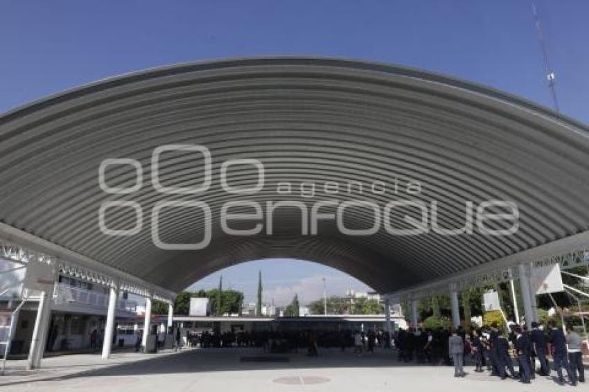 GOBIERNO ESTATAL . INAUGURACIÓN TECHADO