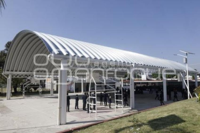 GOBIERNO ESTATAL . INAUGURACIÓN TECHADO